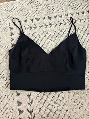 Abercrombie & Fitch Satin Crop Top